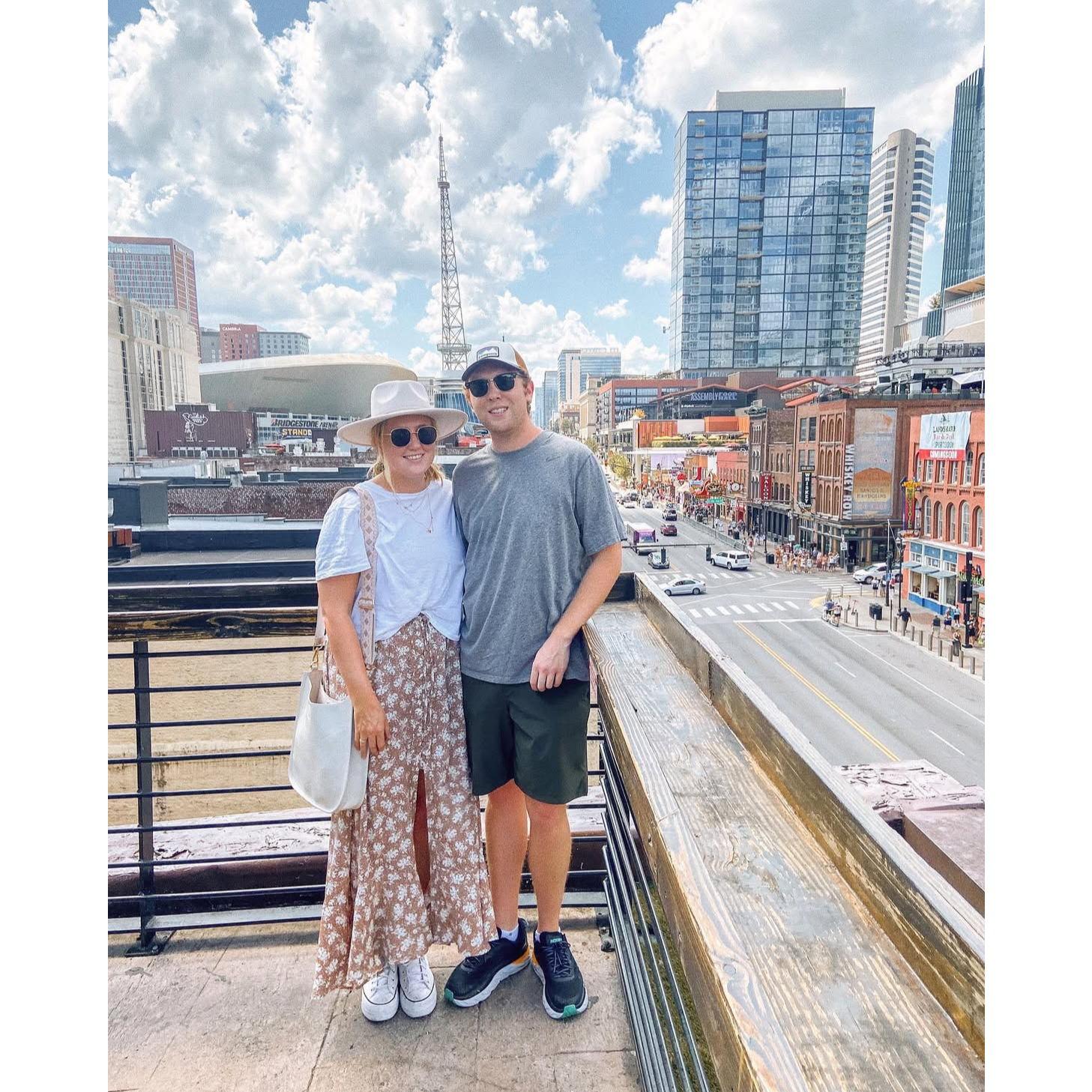 August 27, 2022 in Nashville, Tennessee. First dating anniversary!