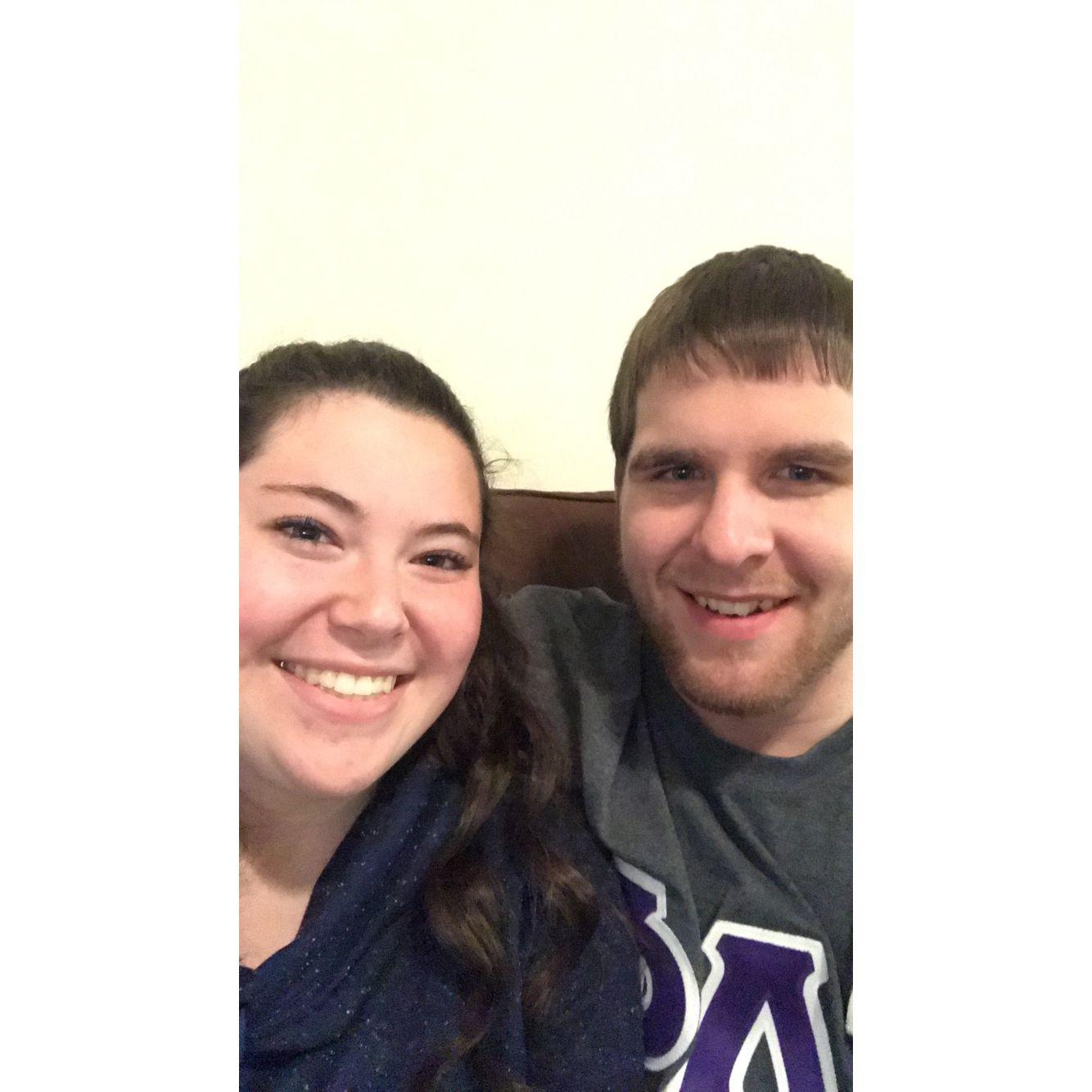 One of our first pics together!