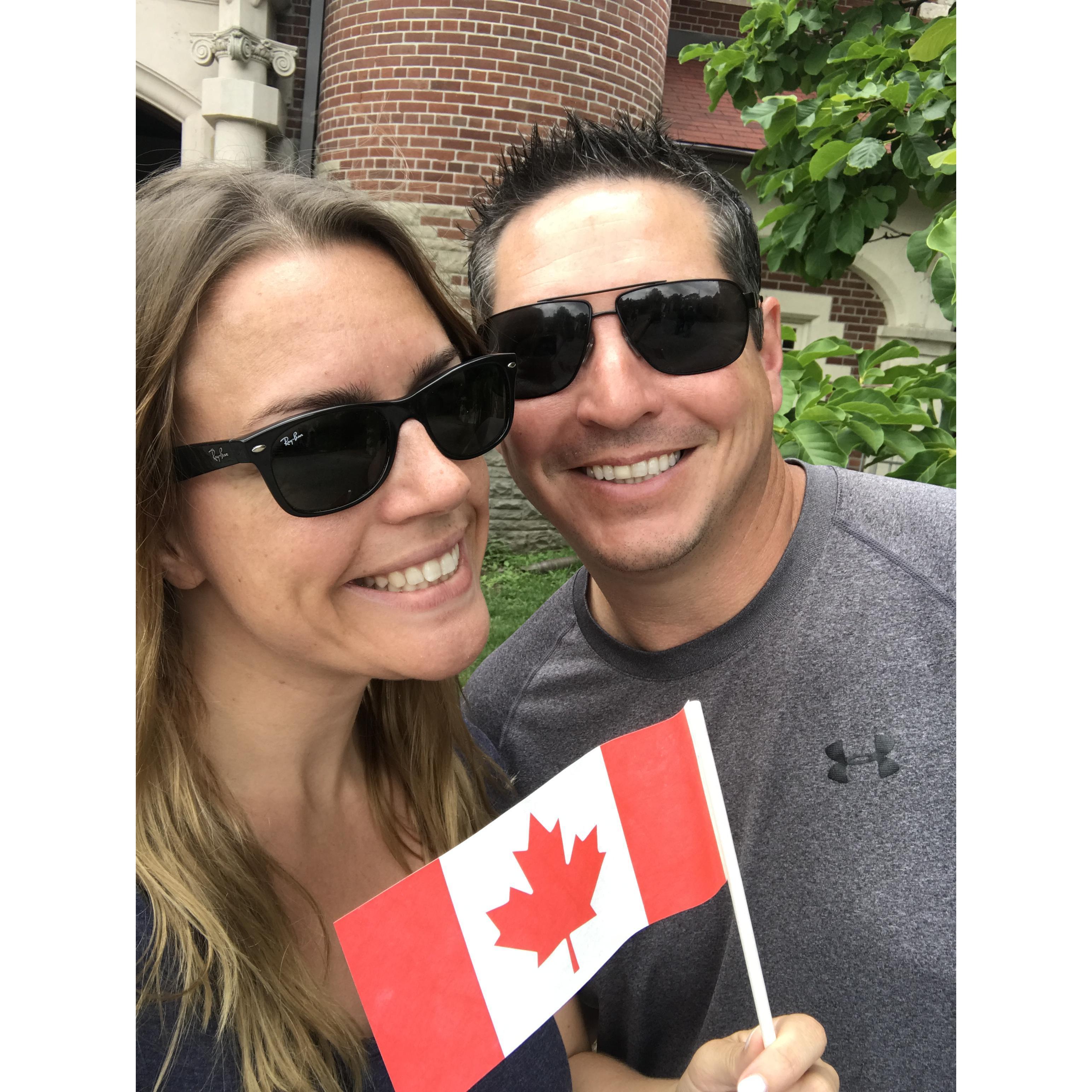 Celebrating Canada day....in Canada