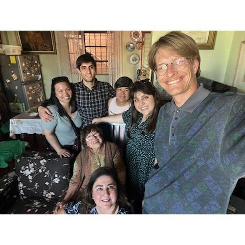 Josh and I visited his great aunt with his mom, sister, and her boyfriend Christian in Mexico City (2024)