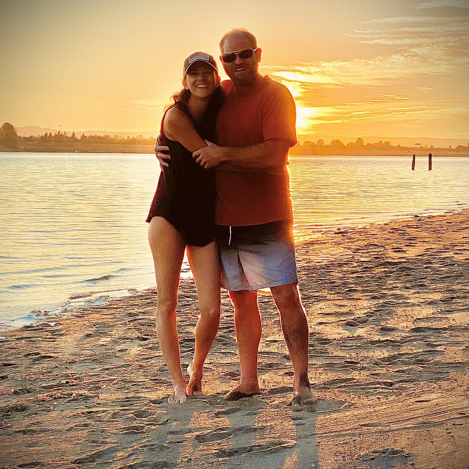 On our beach on Government Island, September 2022.