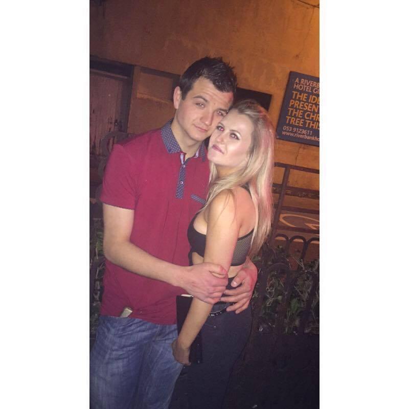 Our first night out together as a couple!