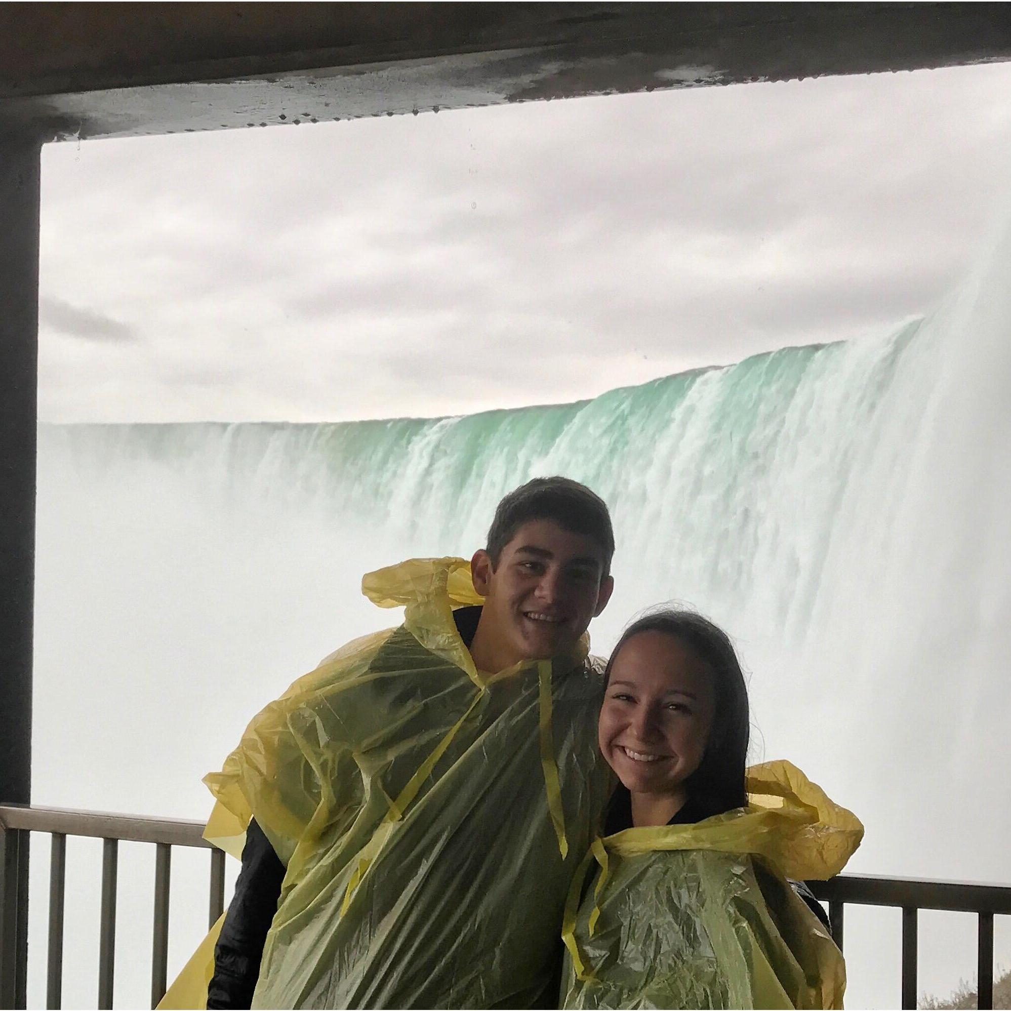 Our first trip together out of the country to Niagara Falls