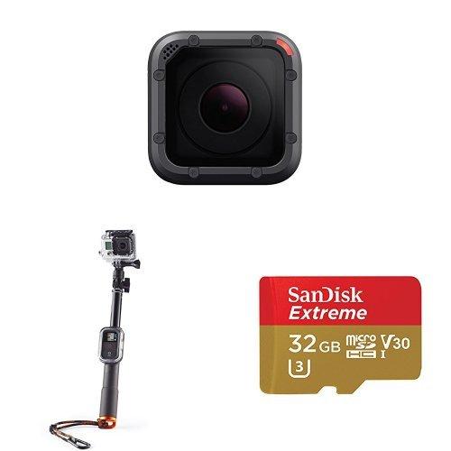 GoPro HERO5 SESSION w/ Selfie Stick and Memory Card