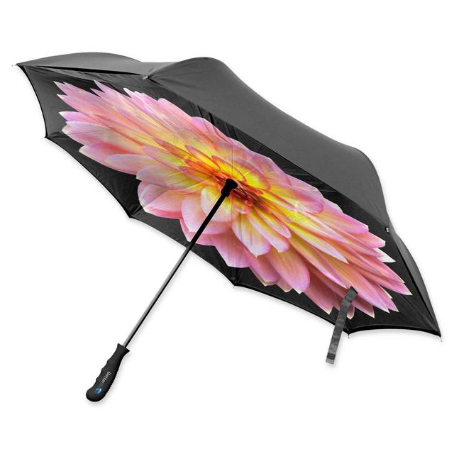BetterBrella™ Dahlia Floral Umbrella with Reverse Open/Close Technology