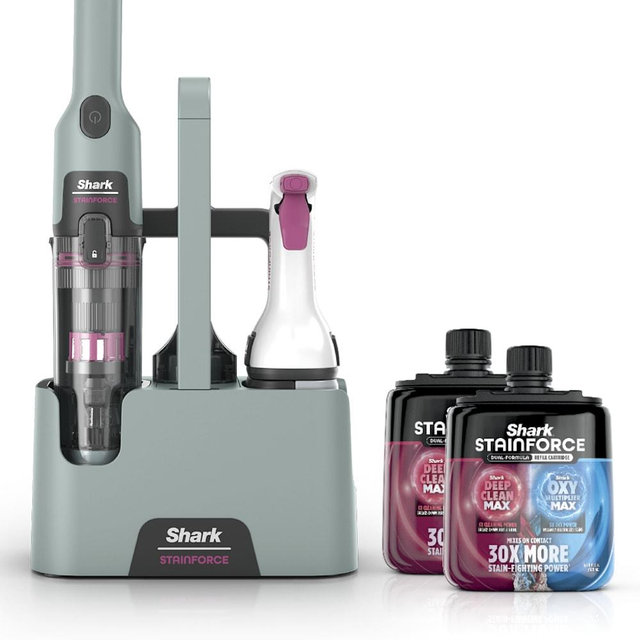 Shark® StainForce™ Cordless Spot & Stain Cleaner with Refill Cartridges