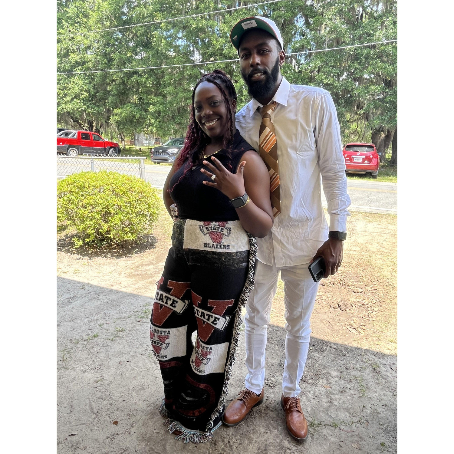 The day we became engaged (May 2024)