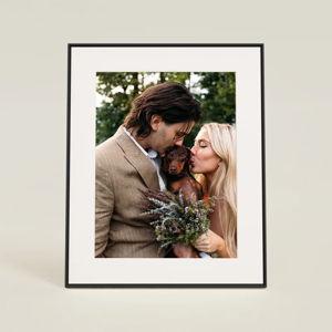 Aura Frame - Walden Ink with Textured Mat - Smart HD Digital Picture Frame |