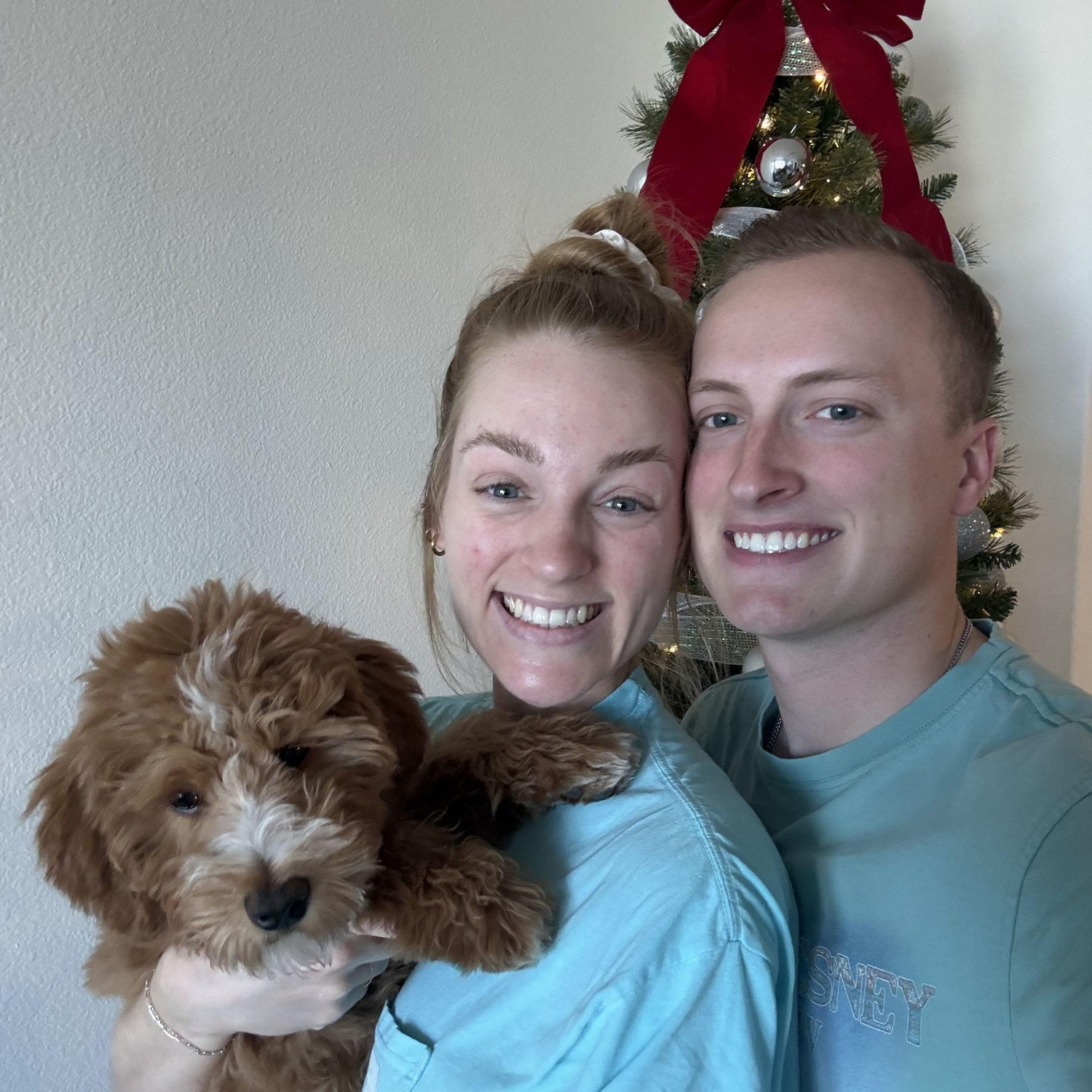 first Christmas as a family of three
