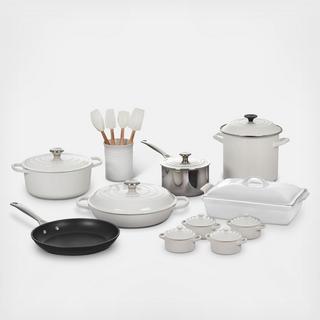 Mixed Material Cookware Set, 20-Piece