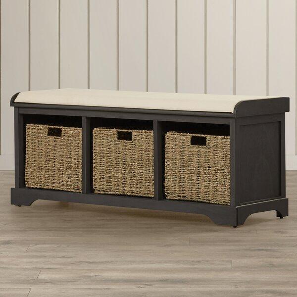 Santa Cruz Upholstered Cubby Storage Bench