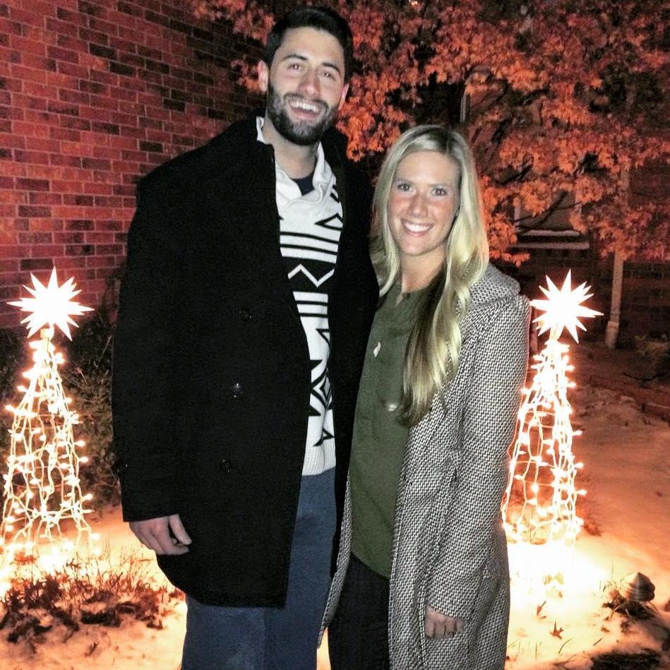 Luke's first Christmas in Kansas.