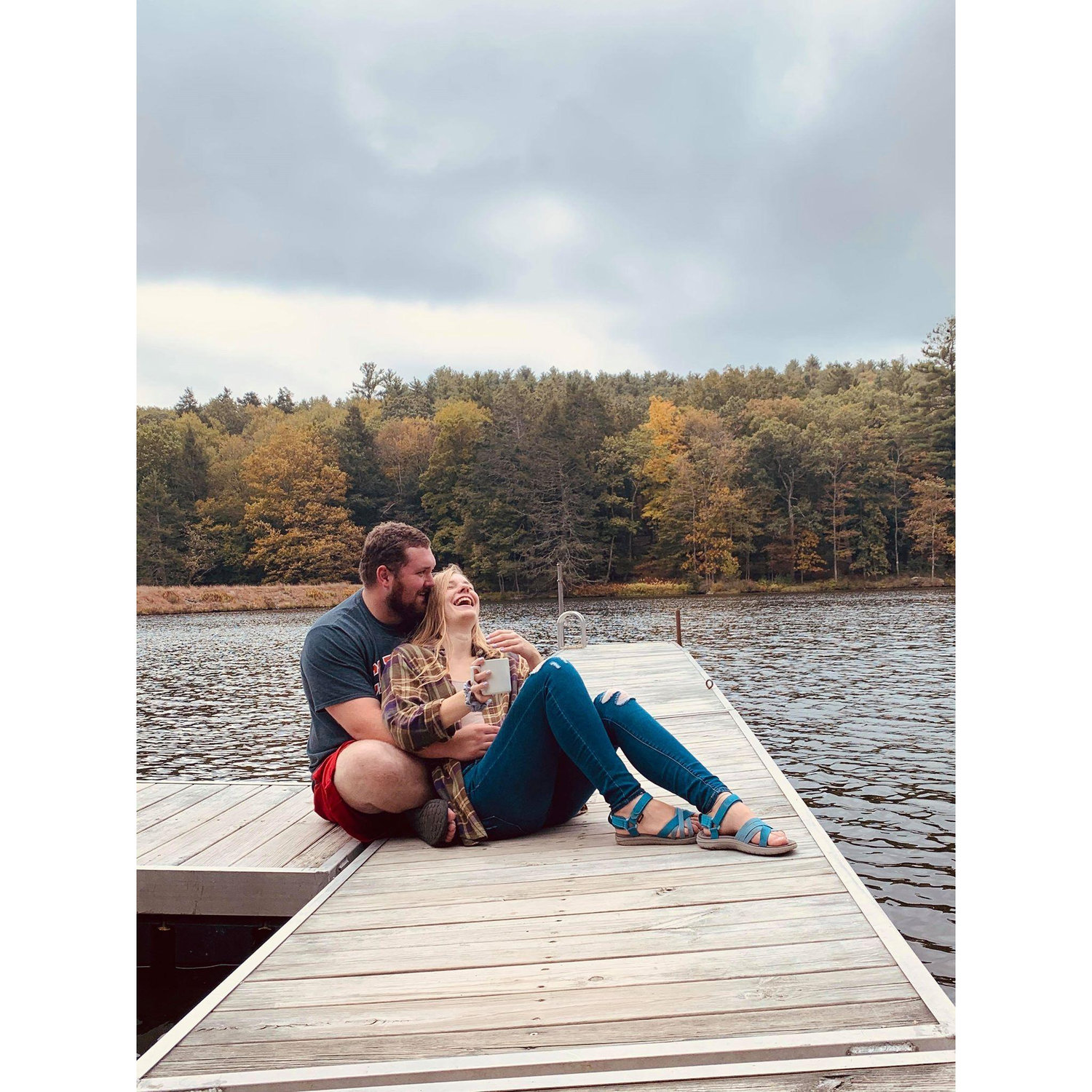 Annual SPECTRUM Cabin Camping Trip, the first time Brian joined. One of many, many good days.