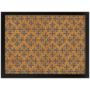 WallPops!® Veranda Framed Printed Cork Board in Black