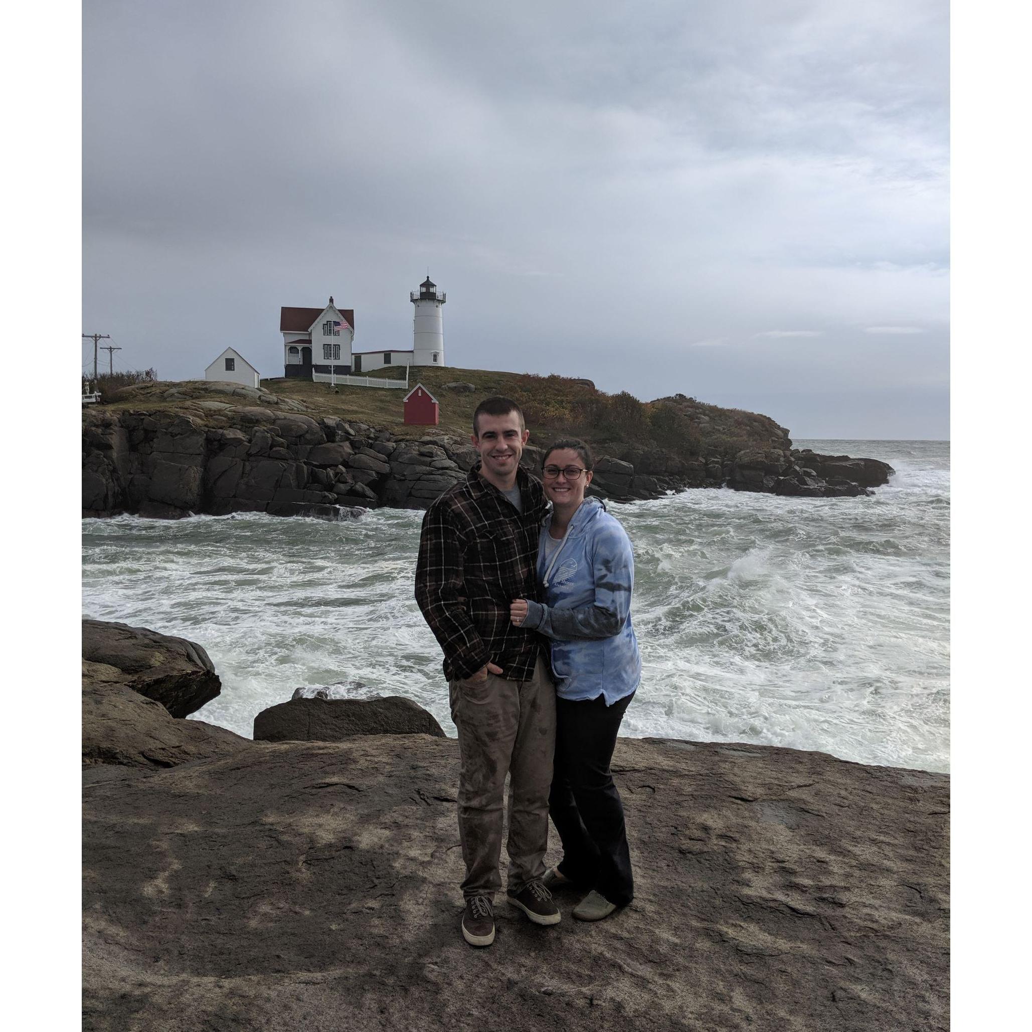 Ahh the Nubble, what a beautiful, windy day!