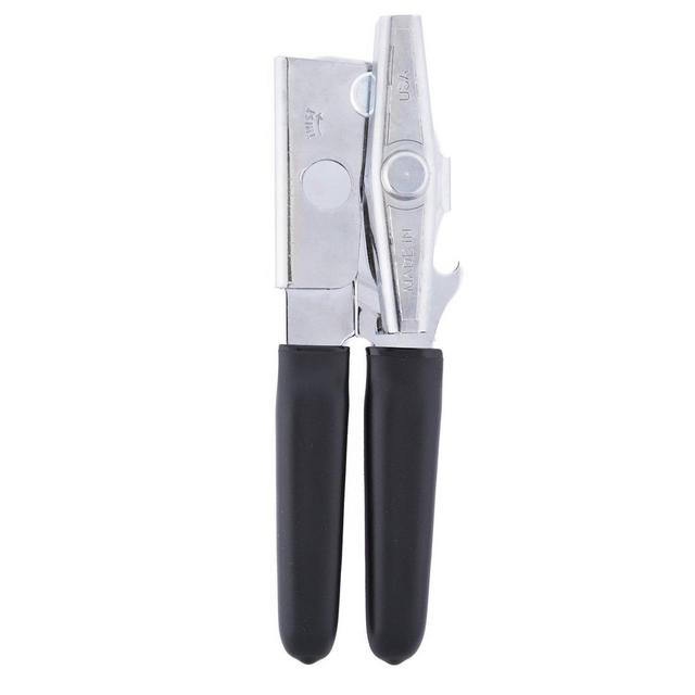 EZ-DUZ-IT Deluxe Can Opener with Black Grips