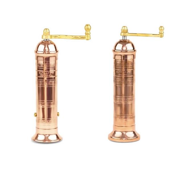 Copper pepper and salt mill set