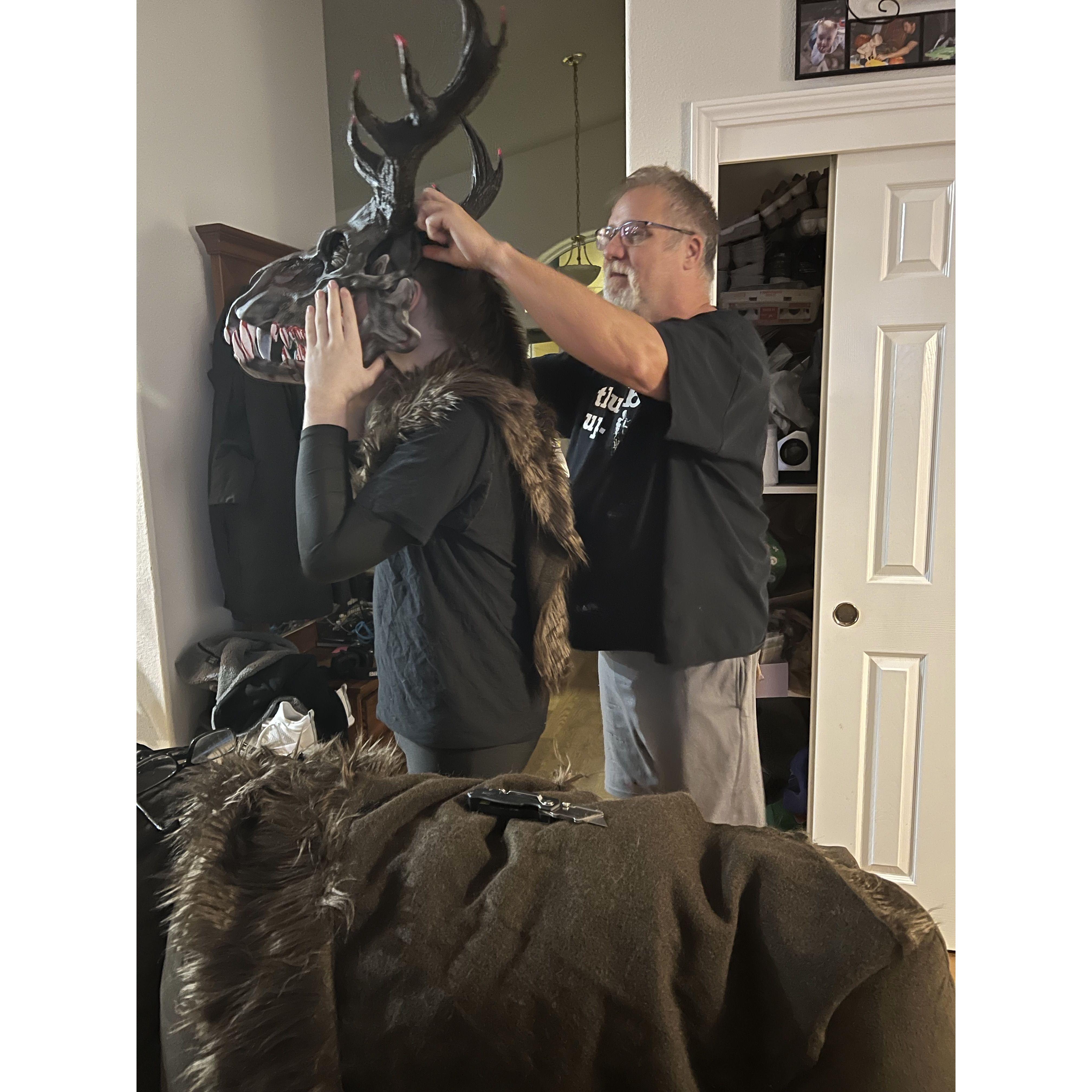 Ian’s costume that Darryl made