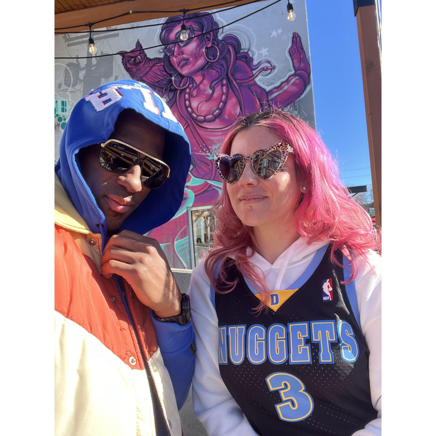 Nuggets vs Sixers in Denver, CO