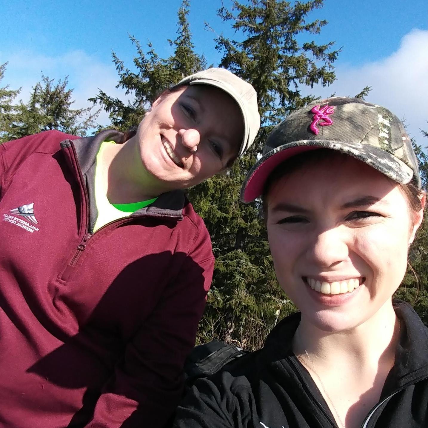 Me and my momma. We made it to the top!