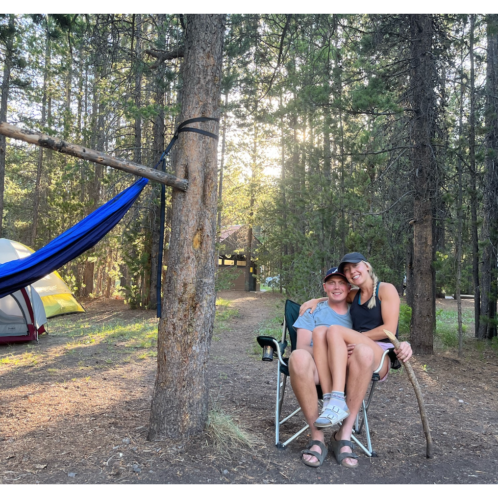 Camping at the Grand Teton National Park in July 2022.