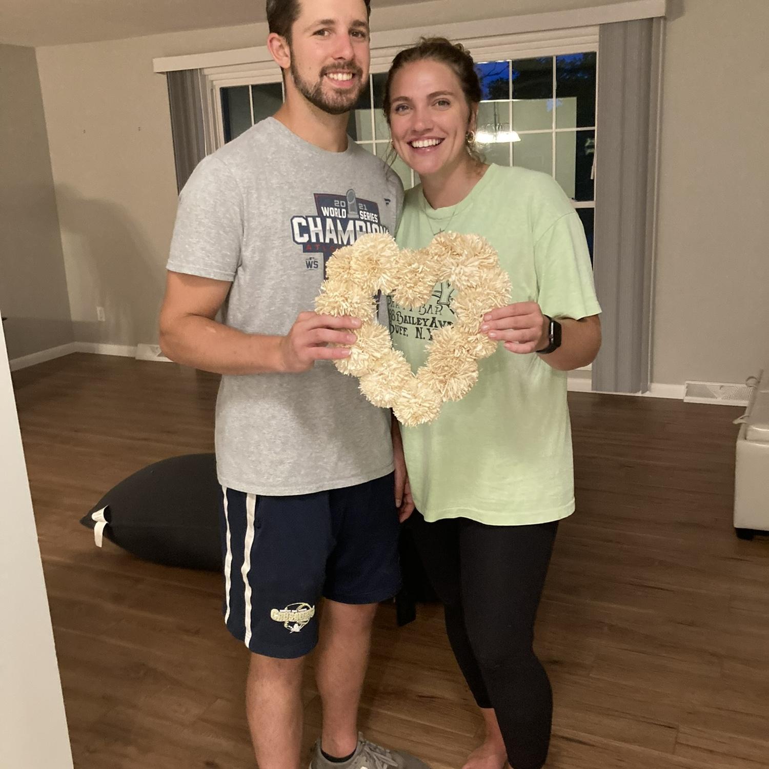 Andrew helping Bailey move in