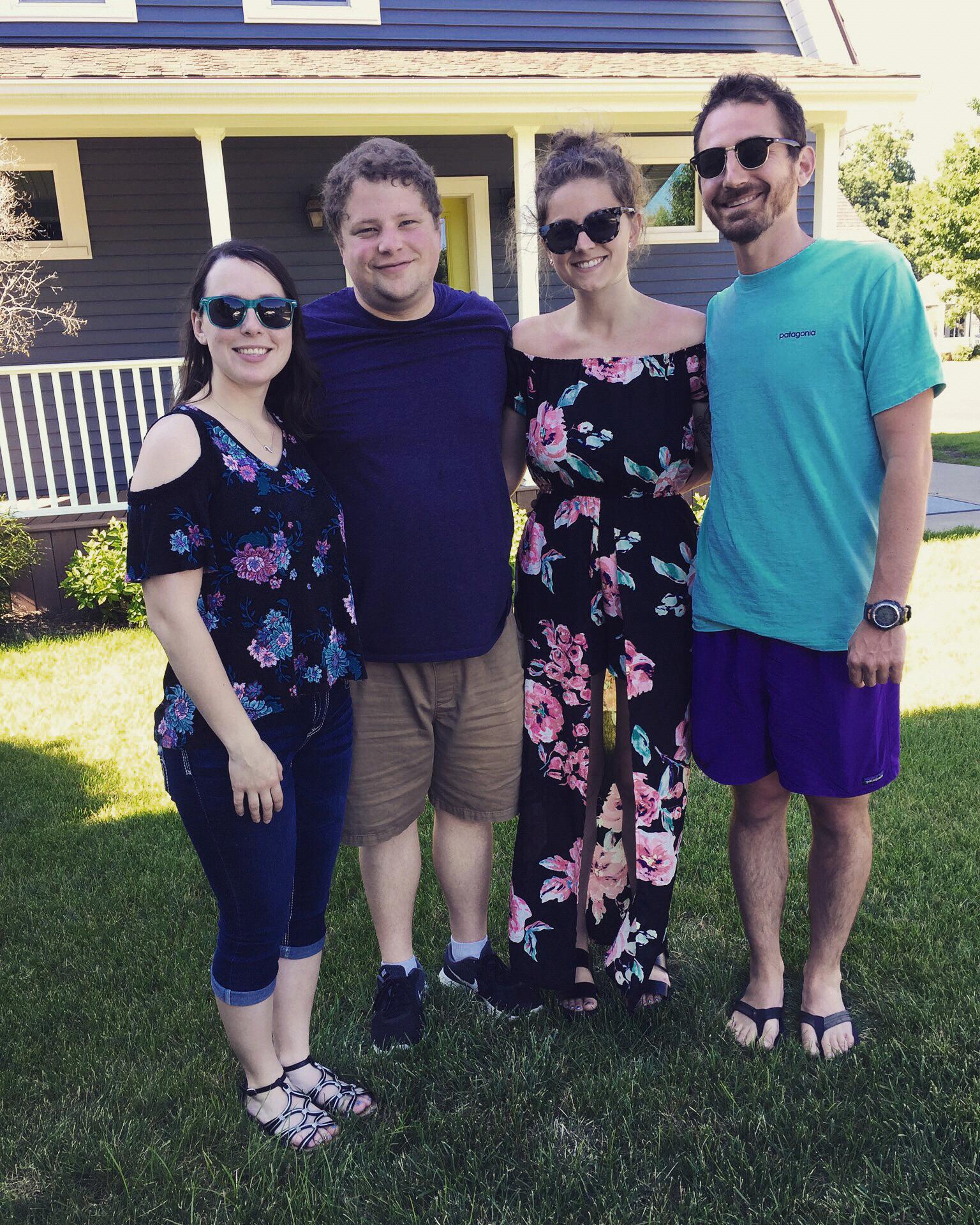 Indiana 2018 - celebrating Kyle + Abby’s engagement (Amanda’s brother + his fiancé).