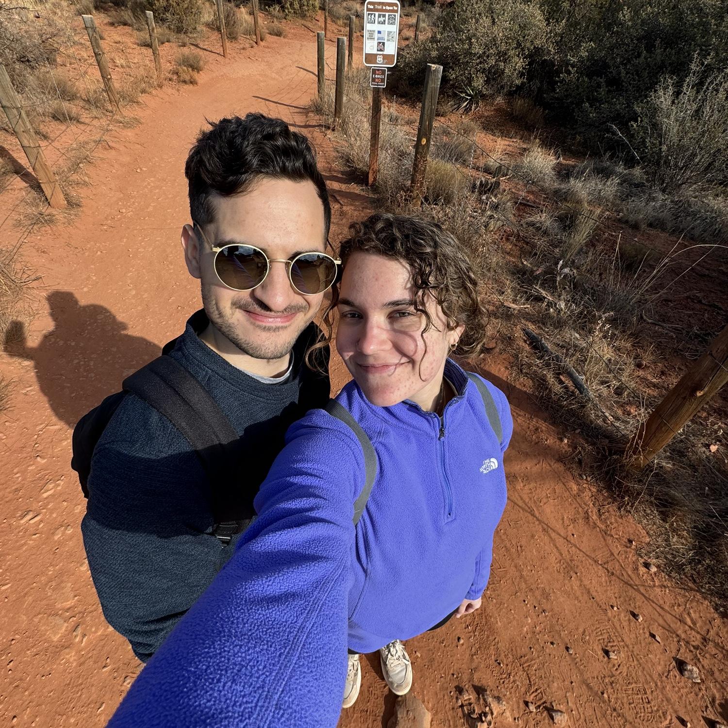 Wide-angle between hikes in Sedona!