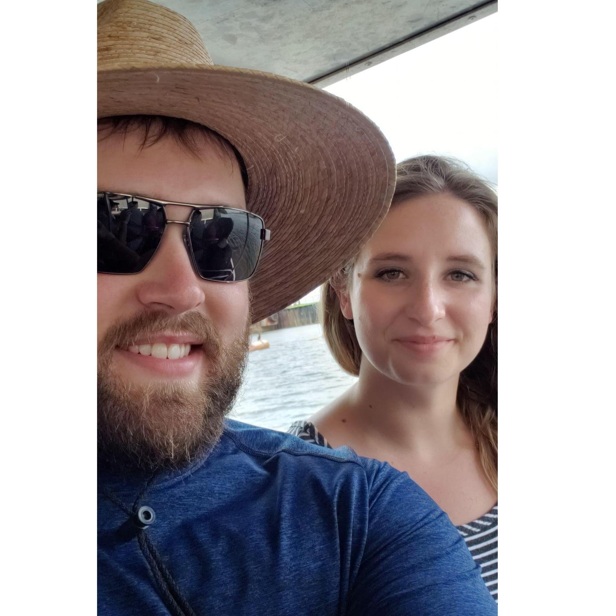 Air boat ride through the everglades