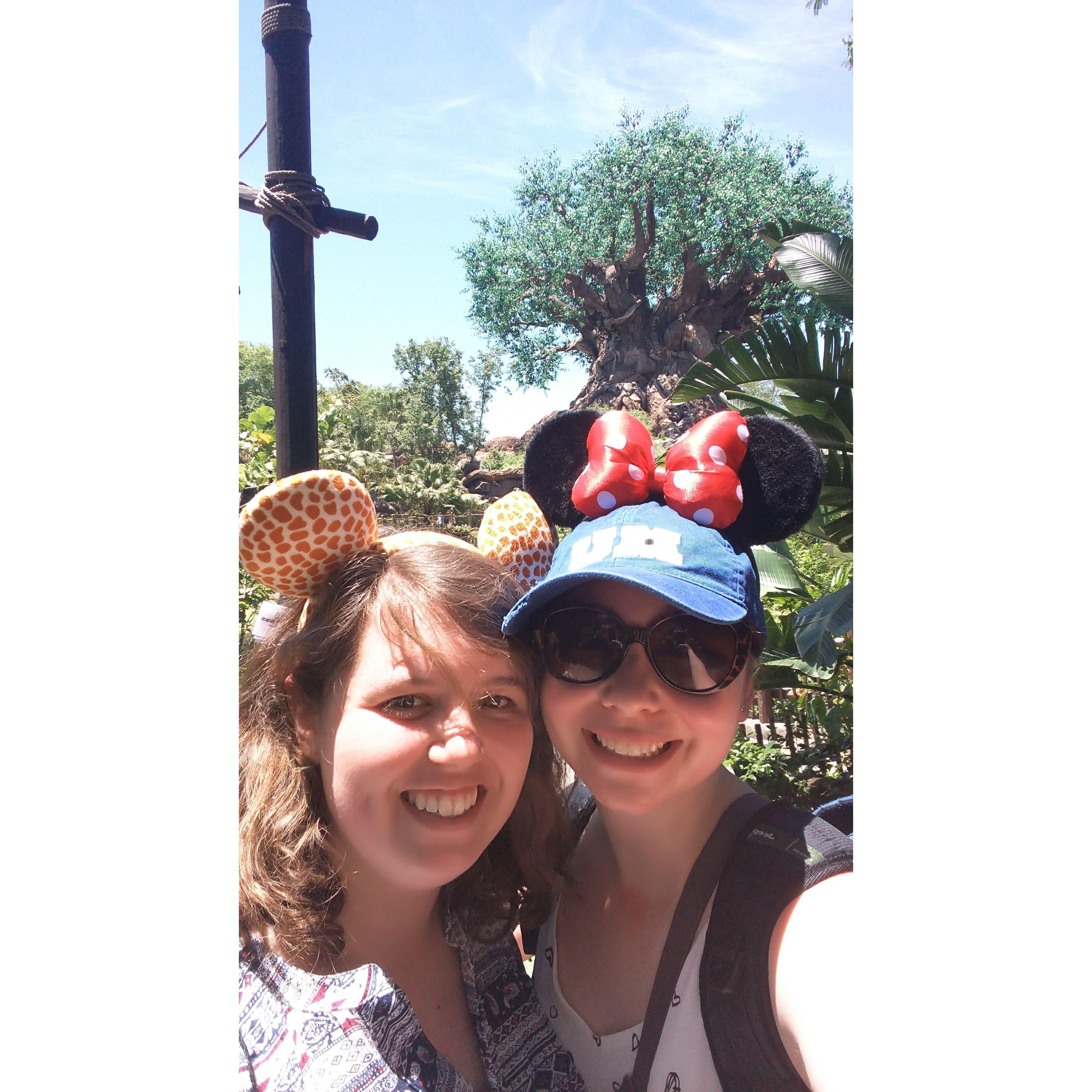 Julie's first time in Disney; celebrating the end of university. (May 2017)