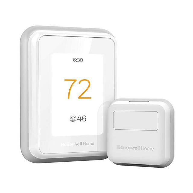 Honeywell Home T9 WIFI Smart Thermostat with 1 Smart Room Sensor, Touchscreen Display, Alexa and Google Assist