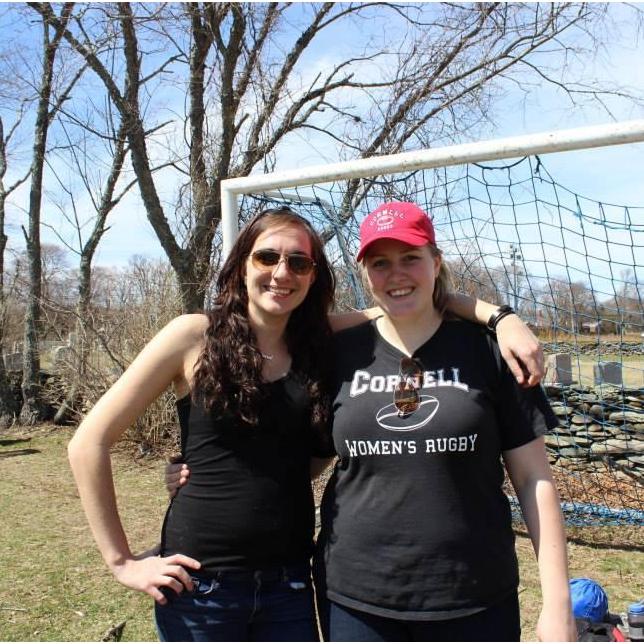 Came to visit at a rugby game 2013