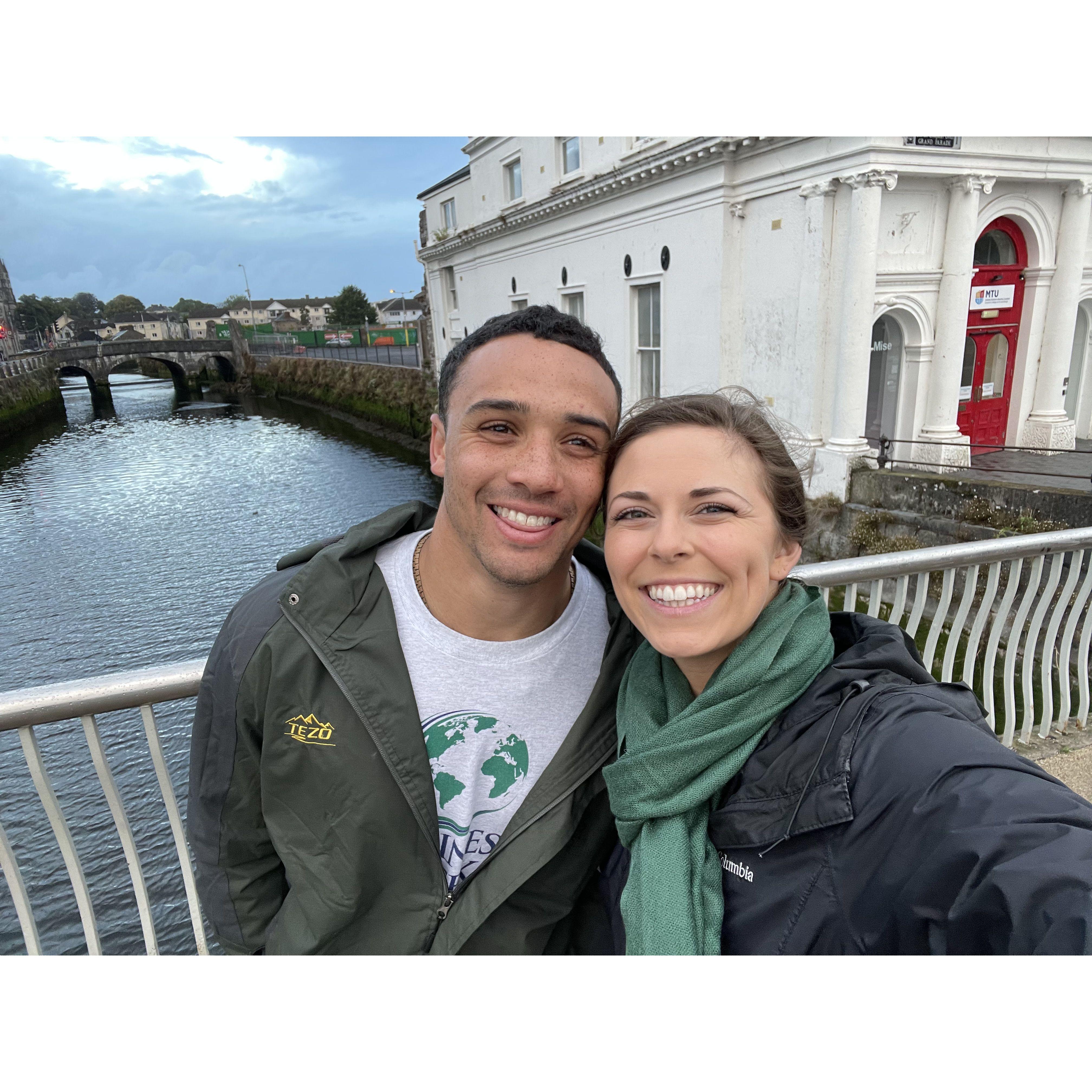Cork, Ireland! Our first trip abroad together!