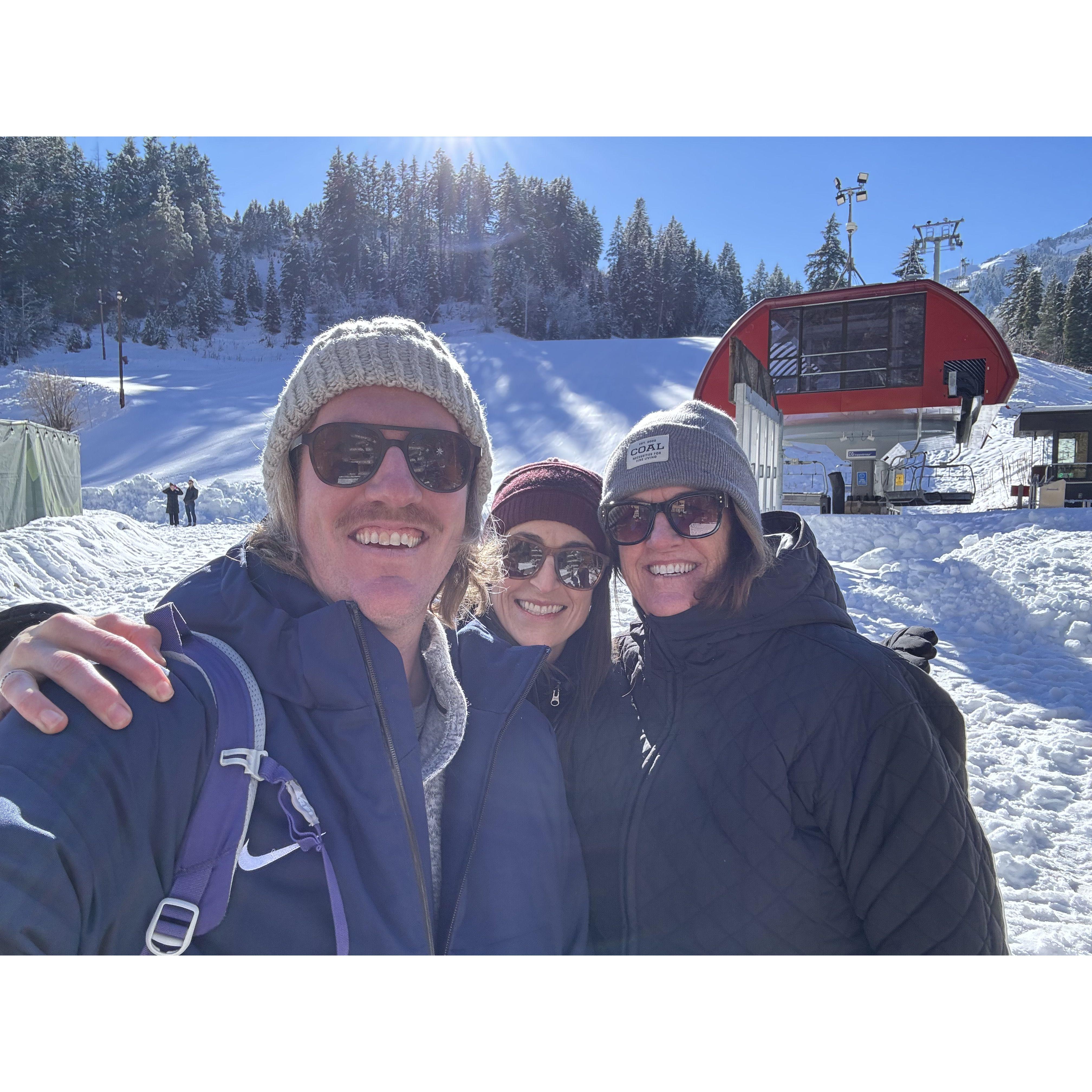 Enjoying time with Kathy at Sundance.