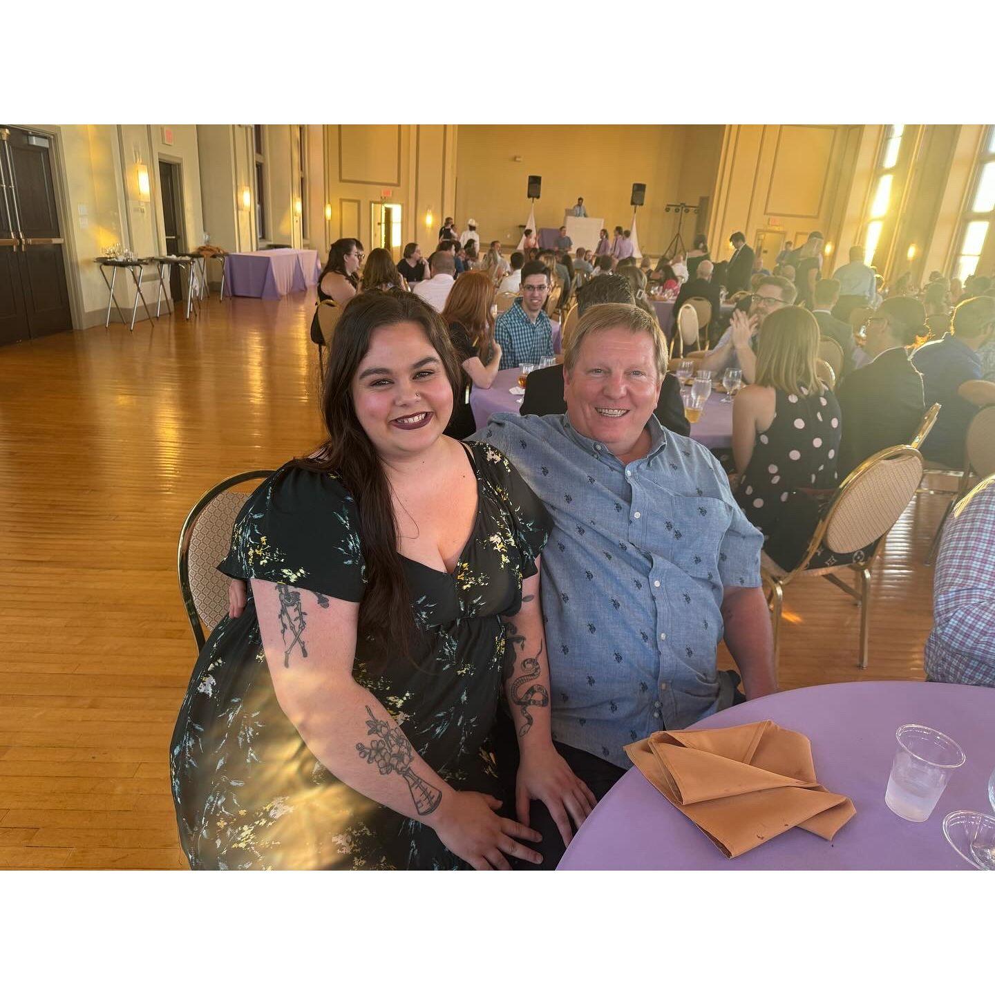 My friends wedding. We clean up nice.