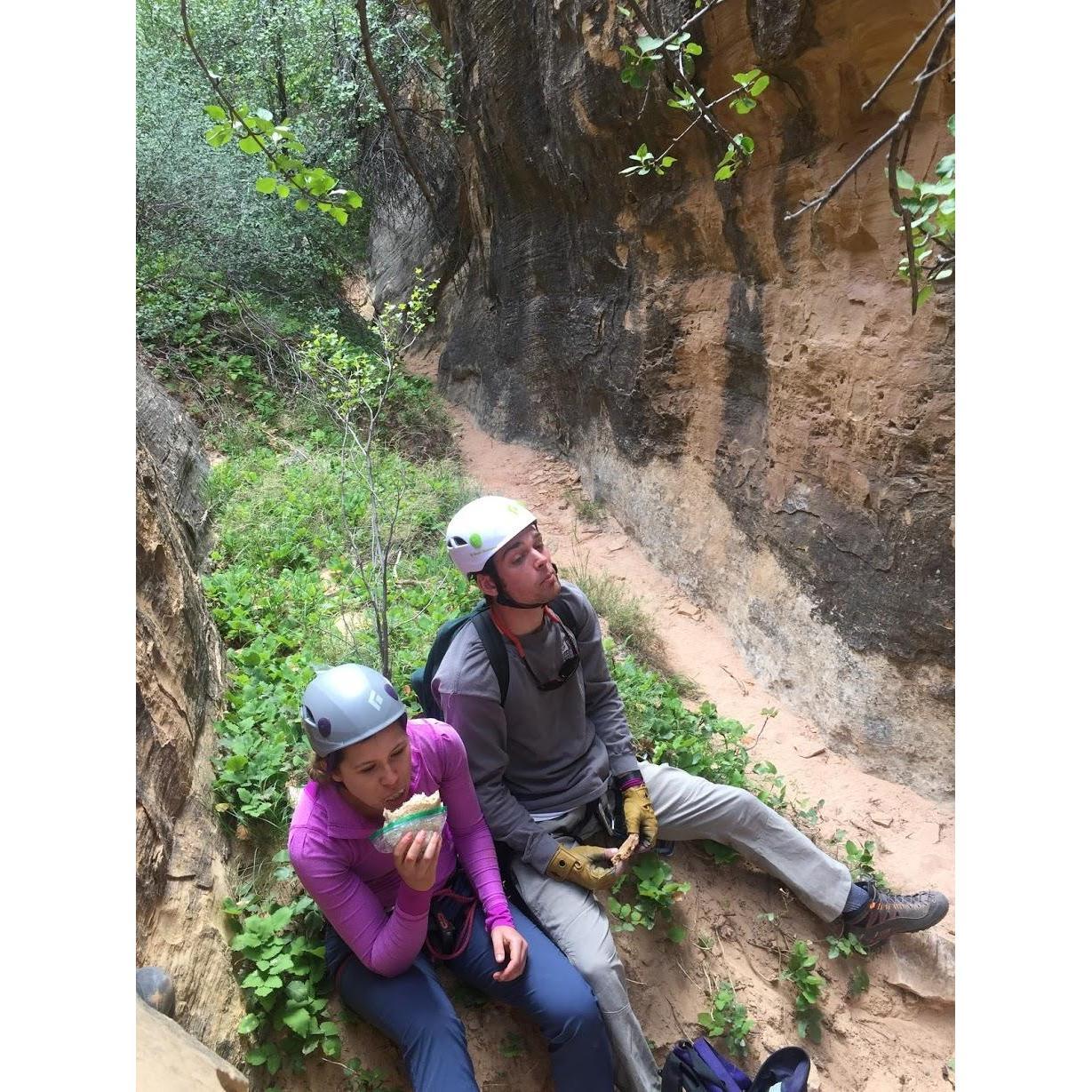 Canyoneering in Capitol Reef, Fall 2017