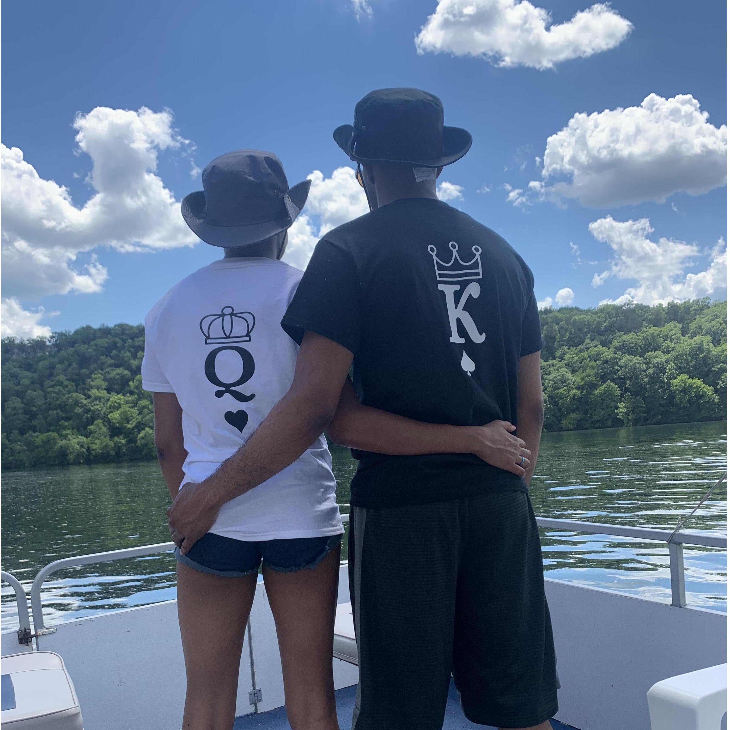 Her King, His Queen...Also our first trip together