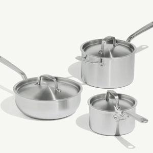 The Stainless Saucepan Set | Made In