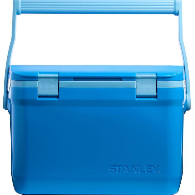 Stanley Adventure Outdoor Cooler 16 qt | Heavy Duty Outdoor Camping Cooler with Easy Carry Top Handle | 36 Hour Cooling Ice Chest for 21 Cans| BPA-Free | Azure