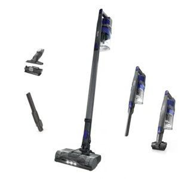Shark - Pet Cordless Stick Vacuum with XL Dust Cup, LED Headlights - Blue Iris