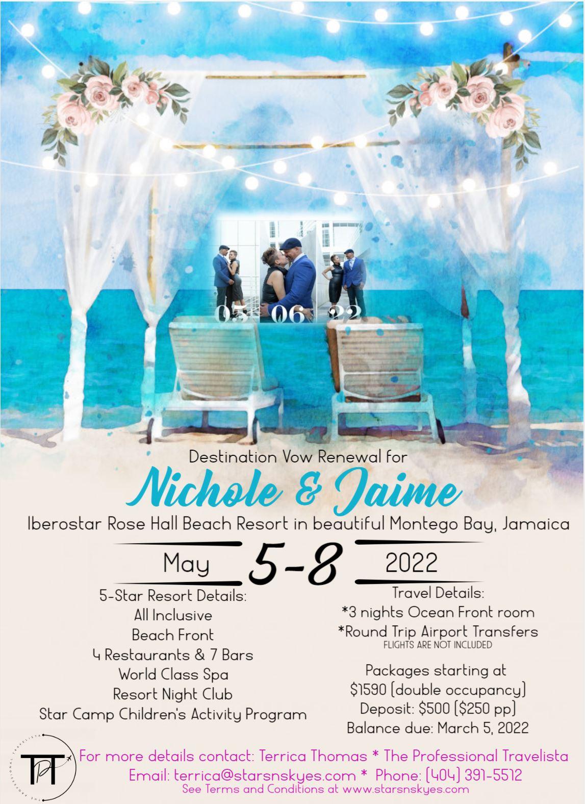 The Wedding Website of Nichole Steward and Jaime Steward