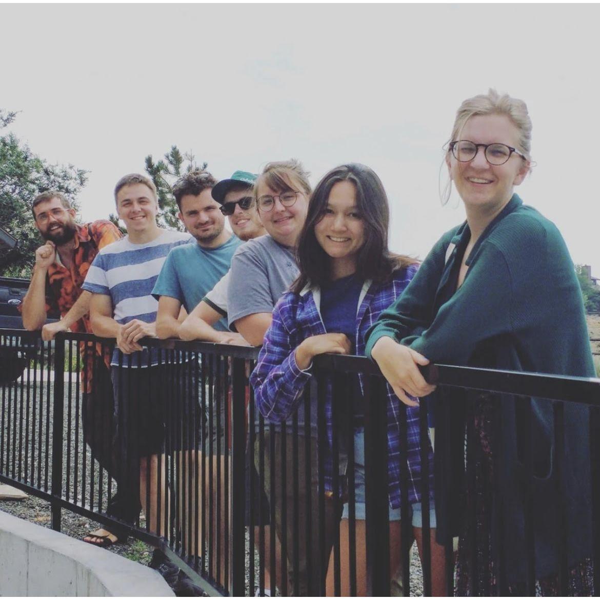 We met as Episcopal Service Corps volunteers. Both of us were freshly graduated from college, and unsure of what we were meant to do in life. Eva had short hair and Andrew did not have a mustache.