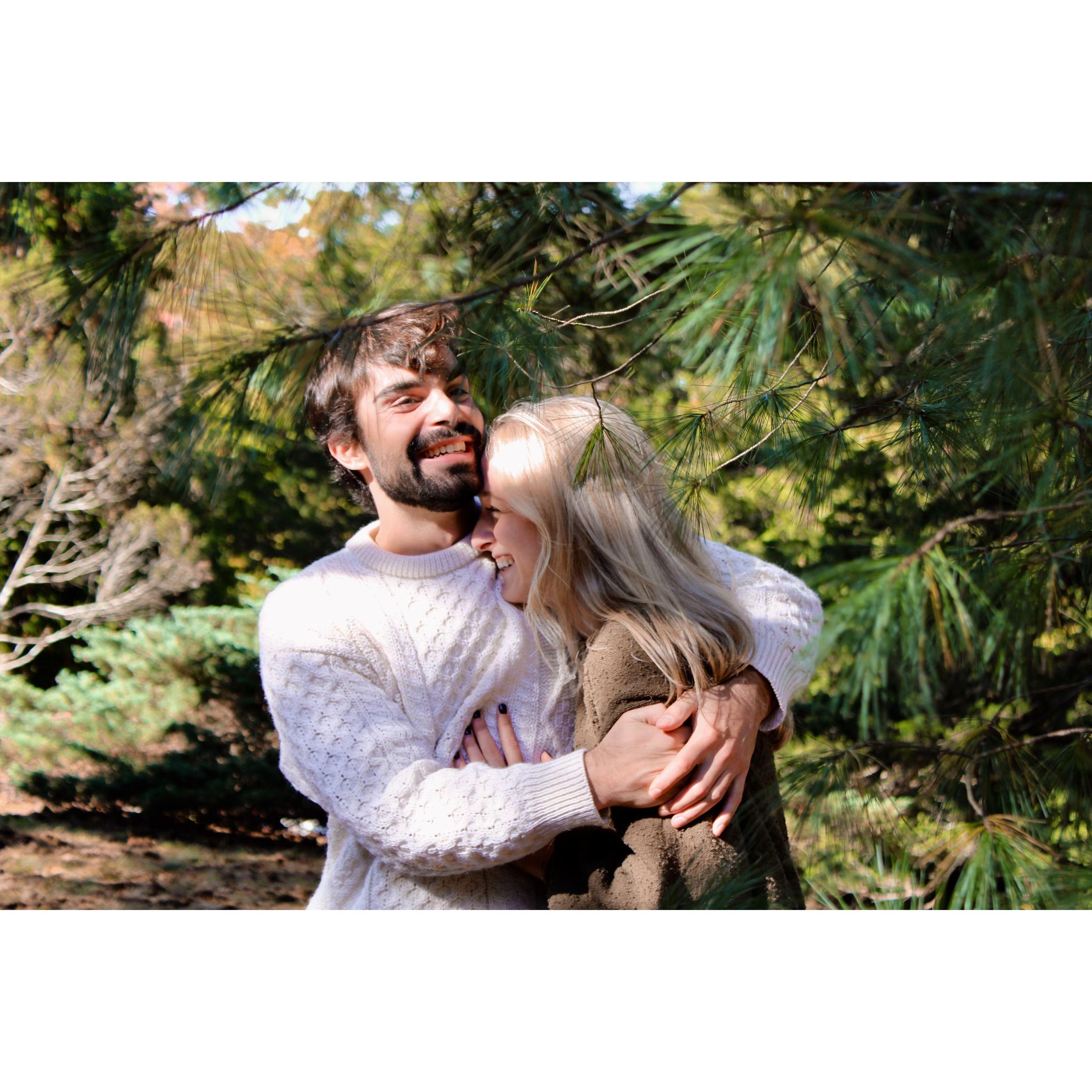 Engagement in the Arnold Arboretum Boston MA, October 2024