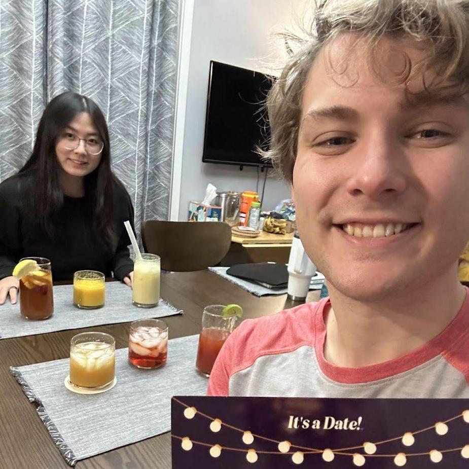1.25.25 - Started mixing some cocktails to figure out our signature drinks
