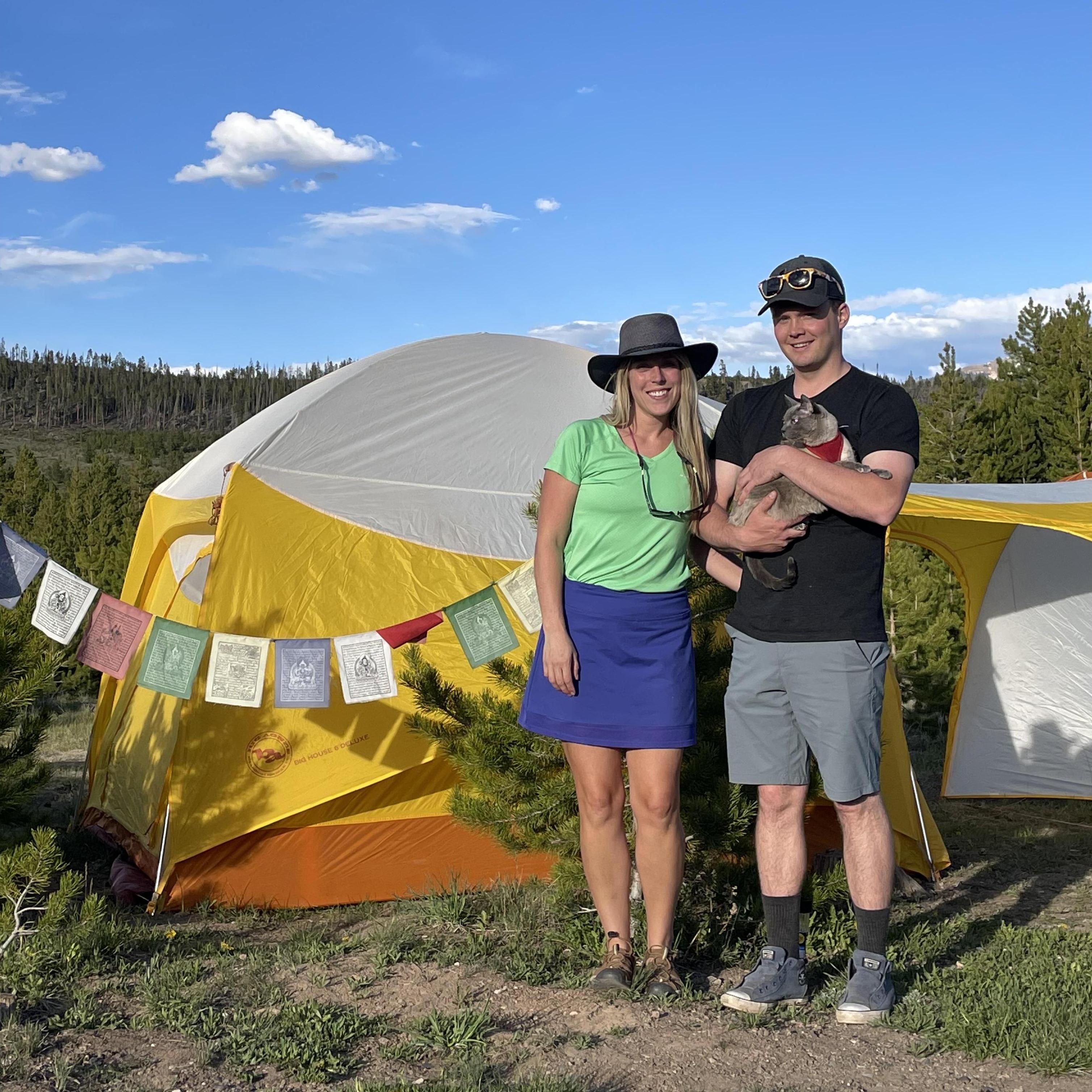 Camping on Lake Dillion Reservoir