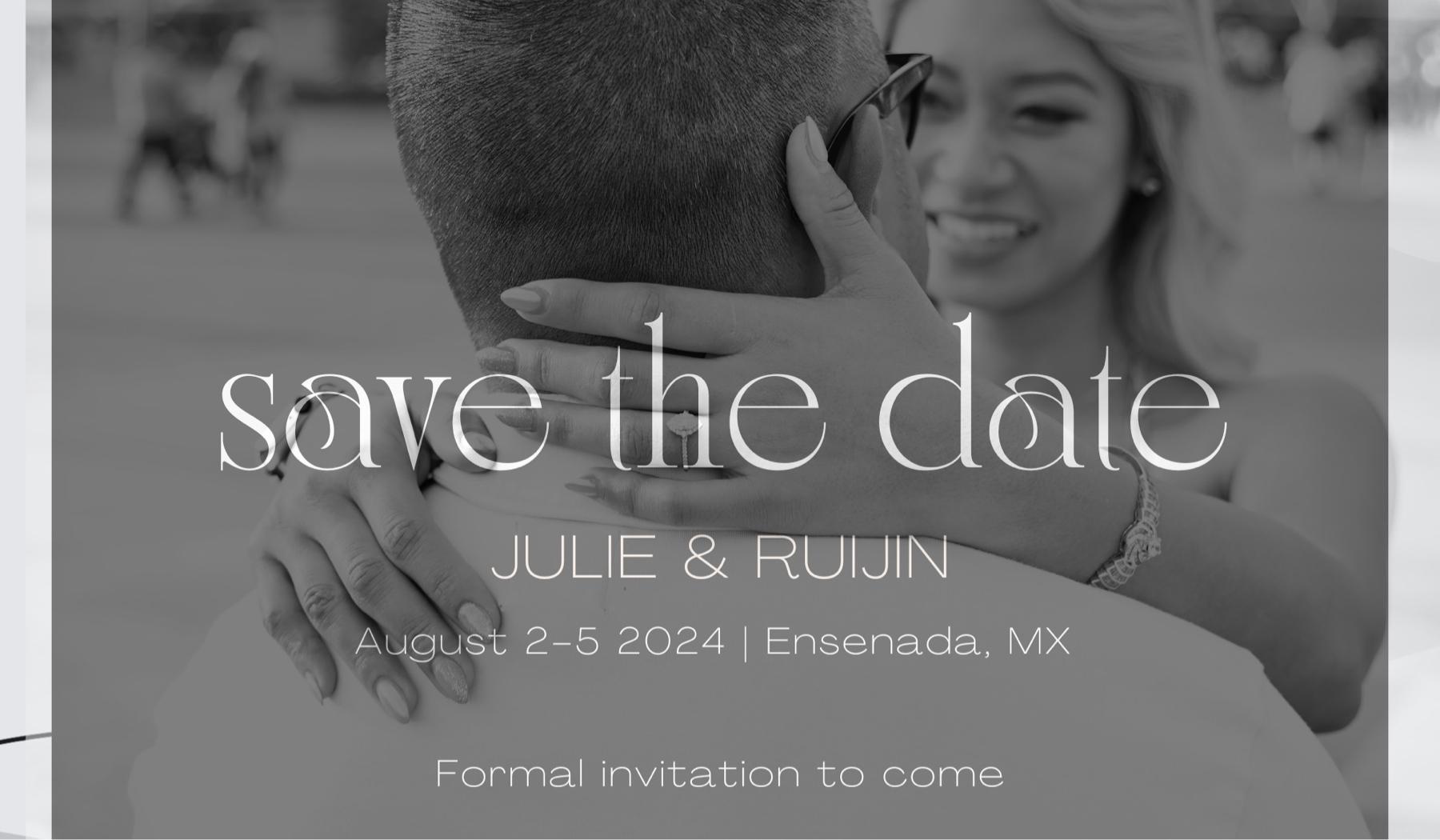 The Wedding Website of Julie Meng and Ruijin Garcia