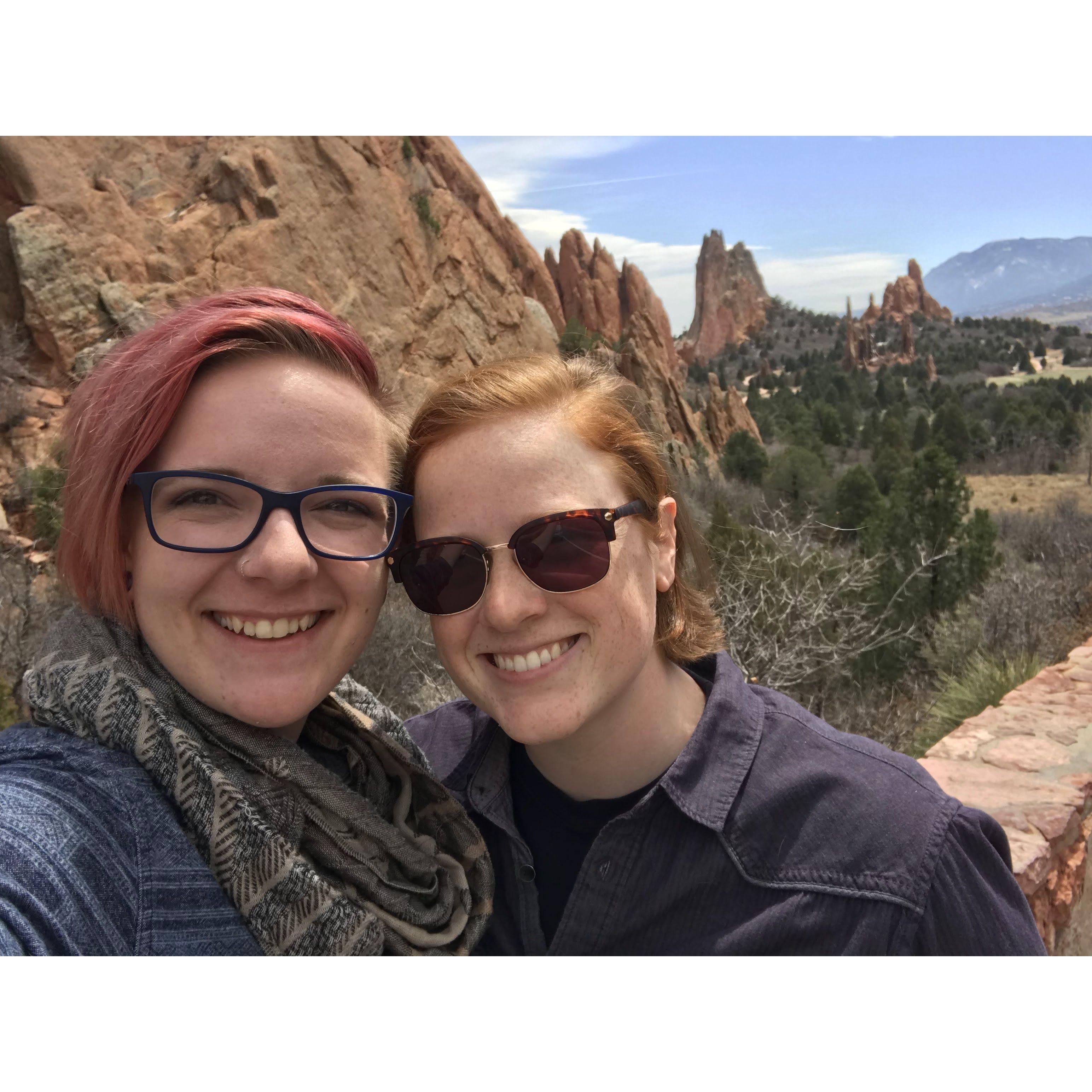 One of our first trips outside of the city to Garden of the Gods in Colorado Springs.