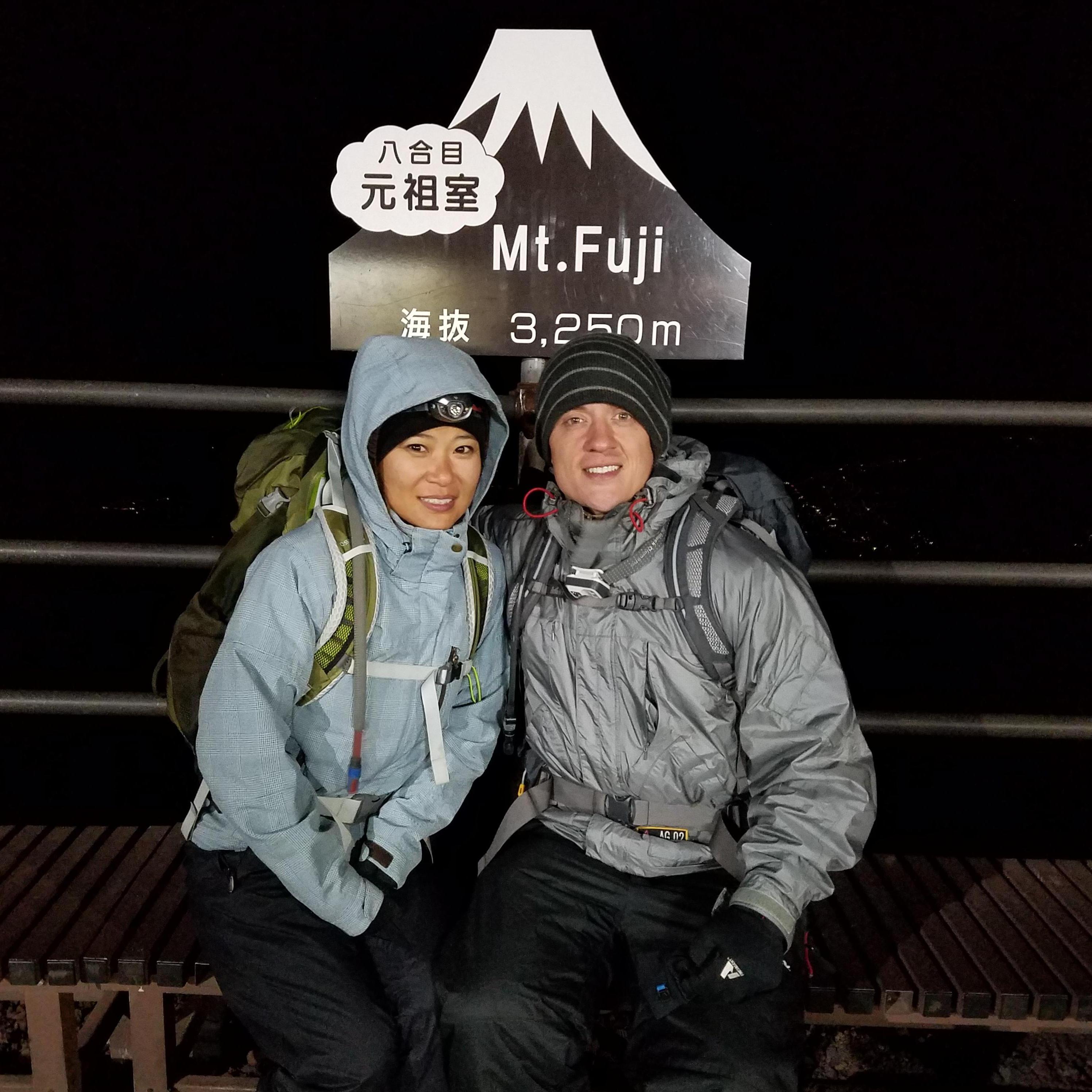 First mountain summit together!