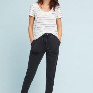 Dylan Cropped Joggers - Navy Size XS