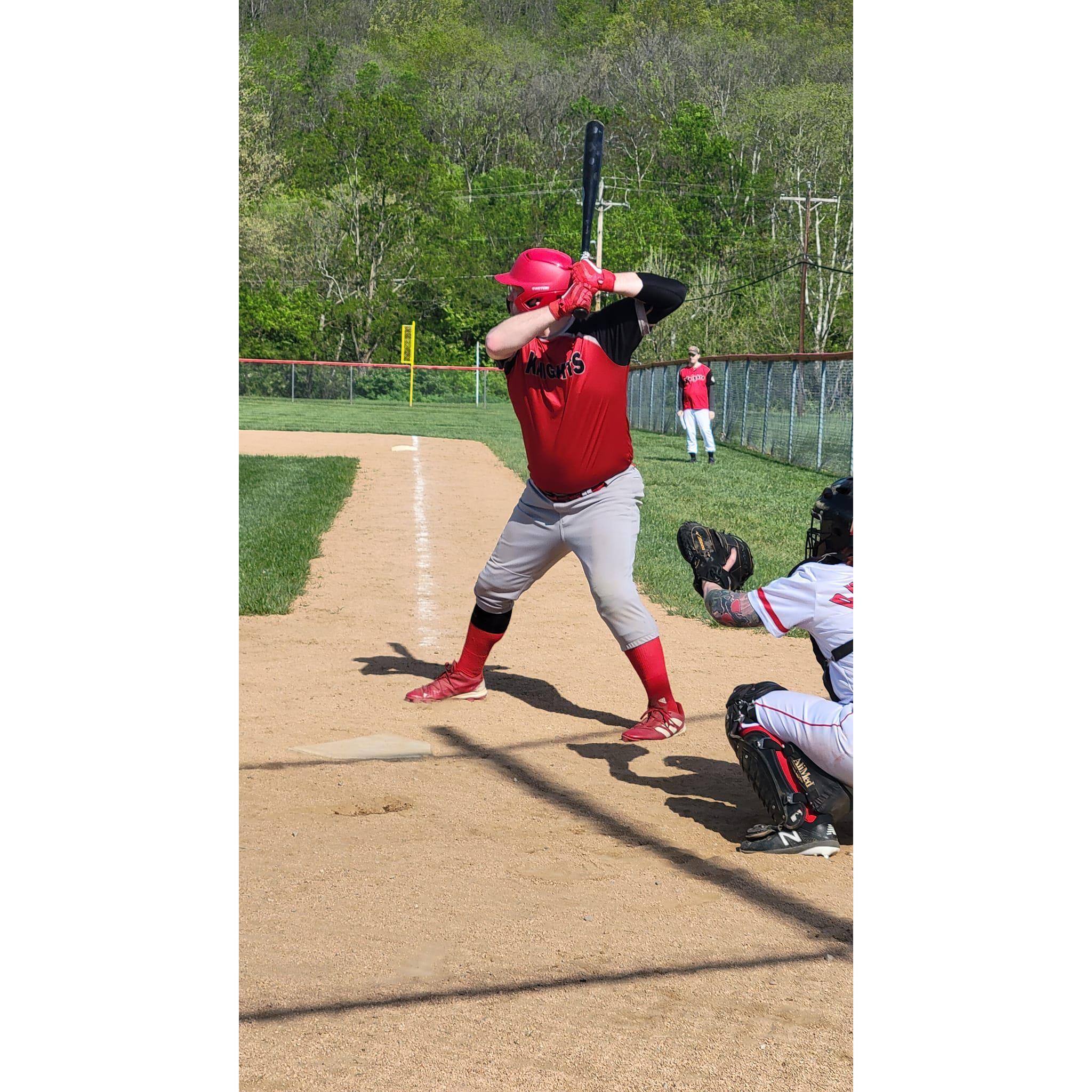Watching Jim play baseball for the first time